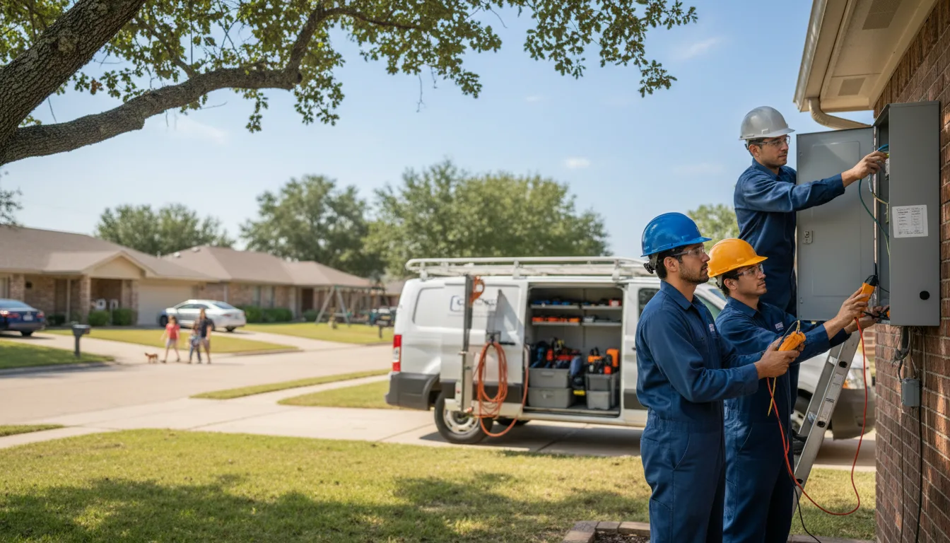 Certified electrician providing emergency electrical services in Julian, PA